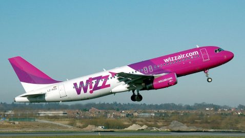 Wizz Air отменил рейсы из Киева по 17 маршрутам